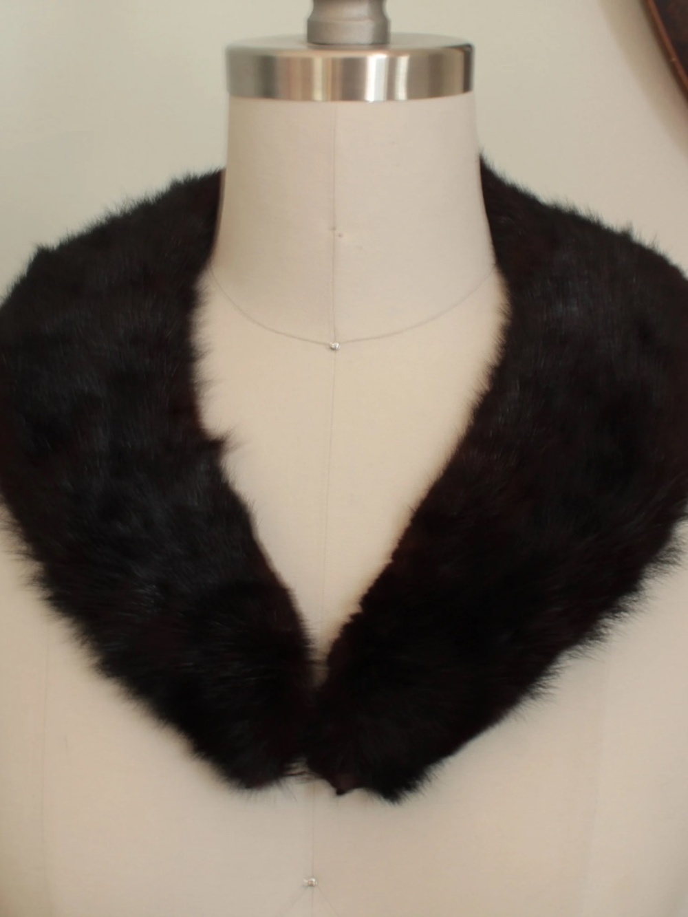 1950’s Dyed Dark Mink Collar
